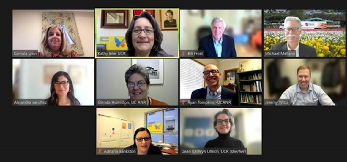 Members of the UC CARET delegation meet with Jeremy Witte, professional staff for the Senate Agriculture Committee (minority staff)