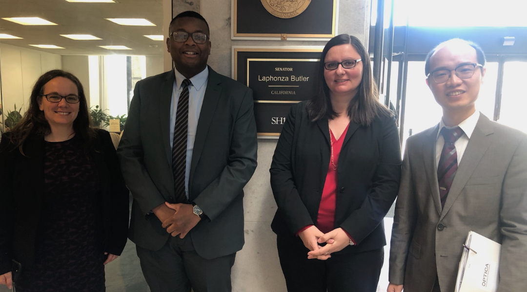 Optica advocates meet with staff from Sen. Laphonza Butler’s office (D-CA)