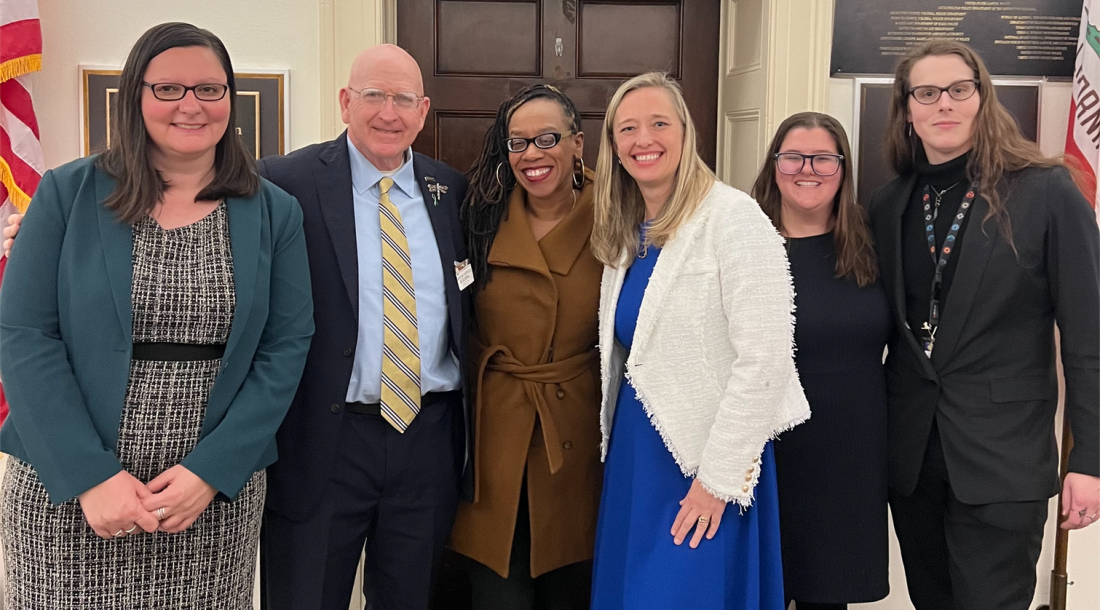 Member of the Dragonfly delegation meet with Rep. Lateefah Simon (D-CA)